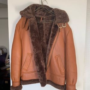 Genuine Shearling leather coat